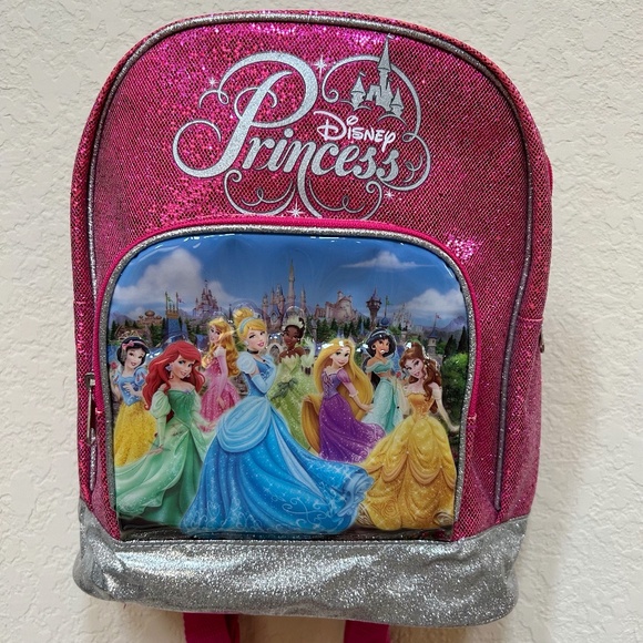 Disney Parks Princess Mini Pink Backpack. Like New. Authentic - Picture 1 of 9